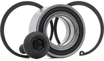 RIDEX Kit de roulement de roue 654W0015 des deux côtés de l'essieu avant des deux côtés du pont arrière Diamètre intérieur: 43mm Diamètre extérieur: 82mm sans bague ABS avec vis