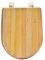 SCDXJ Holz WC-Sitz Verdickt Massivholz WC-Bezug Vintage,U Type