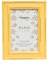 Hampton Frames PALOMA 4x6 (10x15cm) Yellow Picture Photo Frame Glass PAL301946Y