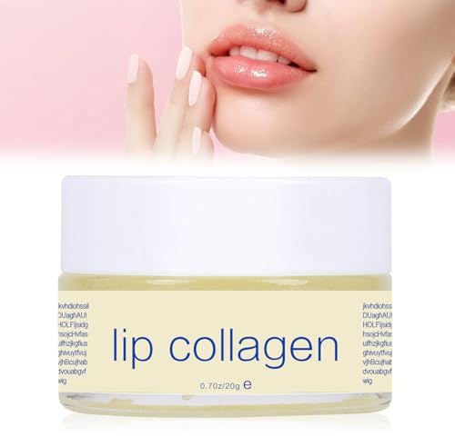 Hydrating Lip Balm,Maschera Idratante per Labbra, Lip Sleeping Mask, Cura Nutriente Delle Labbra per Schiarire Le Rughe Delle Labbra, Burrocacao Labbra, per Labbra Screpolate e Secche,20g