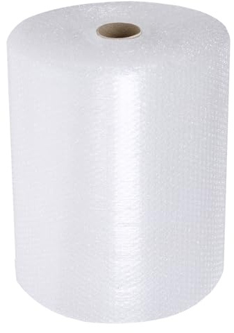 Globe Packaging 500mm x 50m Bubble Wrap Roll with Small Air Bubbles - Cushioning & Protection Packaging for Moving House, Ecommerce and Storage