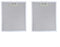 2 filtri antigrasso in metallo per cappa da cucina RANGEMASTER 300 x 250 mm, design in alluminio lavabile