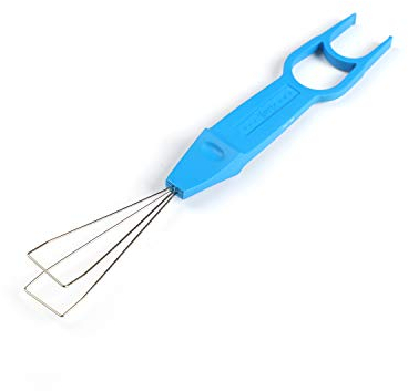 YMDK Professioneller Tastenkappen-Entferner aus Kunststoff für MX mechanische Tastatur Filco IKBC Leopold (blau)