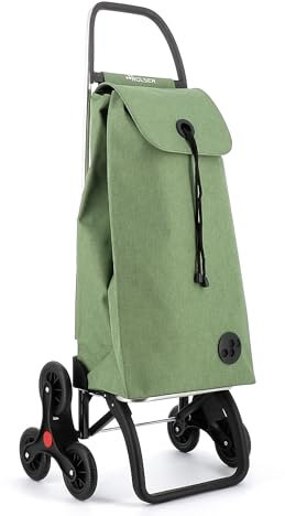 Carro Rolser I-MAX Tweed 6 Ruedas Sube Escaleras - Verde