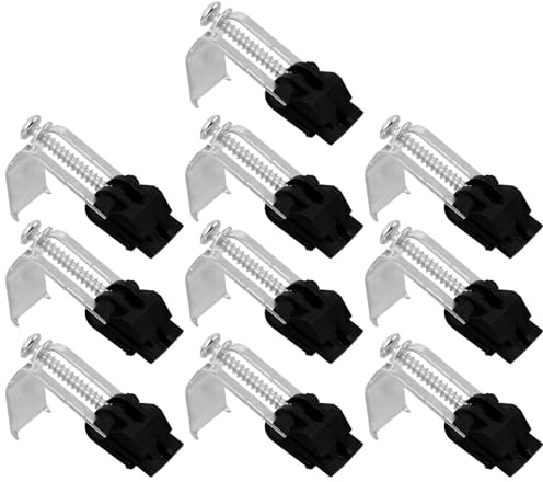 GmeDhc 10 Piezas FijacióN Fregadero Cocina Clips Soportes, Ajustable clips de Reparación de instalación, para Cocina, BañO, Ducha