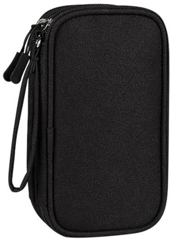 Sac de Rangement Câble, Pochette Câble de Voyage, Sac de Cable Organizer Portable, pour Disques Durs, Câbles, Chargeur, Téléphoner
