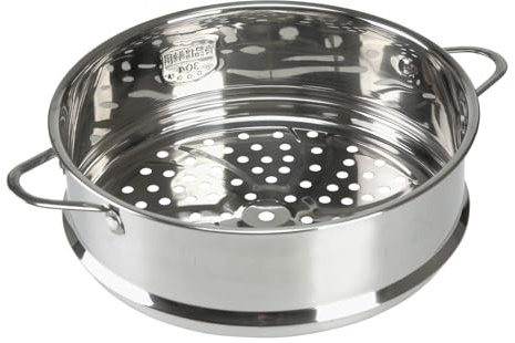 BinaryABC Stainless Steel Dumpling Steamer Basket for Pot,18cm Steamer Insert for Food Veggie Rice Noodle Roll (7.08INCH)