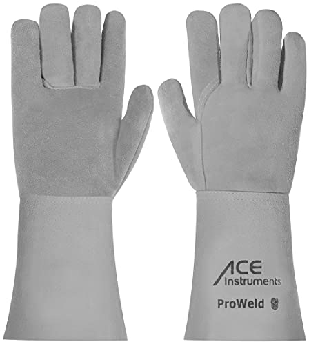 ACE ProWeld Gants de travail - Gants pour soudeurs - EN 388/12477-09/L (lot de 1)