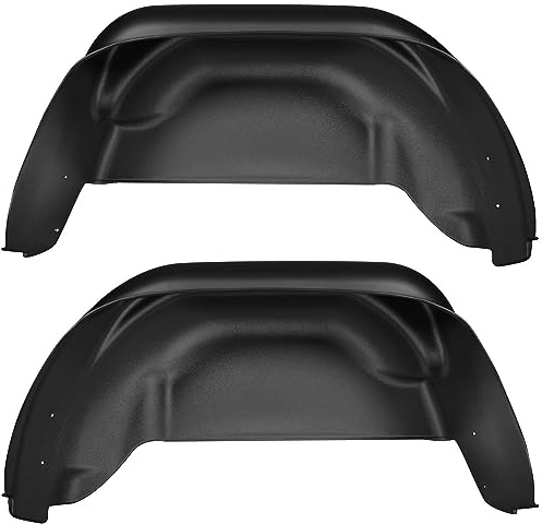 Husky Liners Wheel Well Rear Guards | Fits 2019-2026 GMC Sierra 1500 (New Body) | Rear, 2-pc Black - 79071