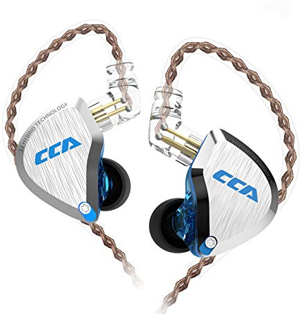 CCA C12 5BA 1DD Stereo Bass Kopfhörer In Ear Kopfhörer mit Kabel Noise Cancelling Sport Earbuds Headset für Musiker Audiophile Sänger DJ