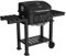 Wetterstein® solider XXL-BBQ GRILLWAGEN Holzkohle Grill mit grosser Doppelablage, Edelstahl Griff, Thermometer, pulverbeschichteter Oberfläche und vielfältigen Ausstattung Details