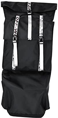 harayaa Sac de Skateboard Portable, avec Deux Bretelles Réglables Porte-Planche de Trend Skate Carry Bag Sac à Dos de Skateboard pour Cruiser, Sangle Blanche