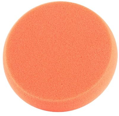 Sollee Tampone per lucidatura con manico, con impugnatura in schiuma, spugna per ceretta manuale, forniture per dettagli auto con design adesivo, per ceretta auto