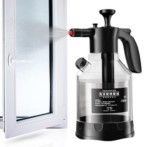 Spruzzatore a schiuma da 2,0 l, nebulizzatore a pressione con funzione completa, ugello a innesto rapido e regolabile, cannone professionale per auto, adatto alla maggior parte degli per il