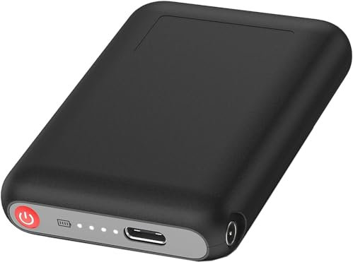 Jkevow Uppvärmda handskar batteri 5 V 5000 mAh