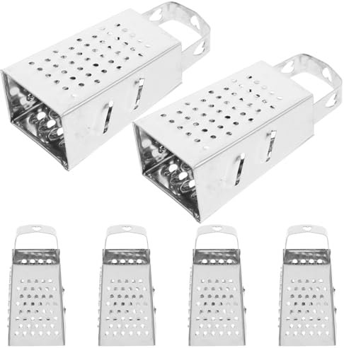 HOLIDYOYO 6stücke Teiliges Mini Käsereibe Vierseitige Reibe Für Gemüse Obst Und Käse Kompakt Scharfe Klingen Für Kleine Küchen Und Unterwegs