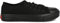 PAYMA - Zapatillas Bambas Botas de Lona Mujer. Puntera de Goma. Playeras de Deporte Casual y Caminar. Color: Negro Total Piso Sencillo. Talla 38