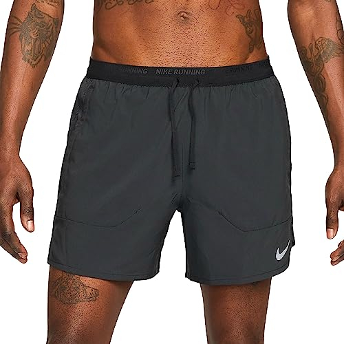 Nike Herren Stride Shorts, Black/Black/Reflective Silv, XXL EU
