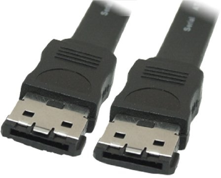 Ruilogod 2.5FT Shielded eSATA Kvinna till eSATA Female extern kabel