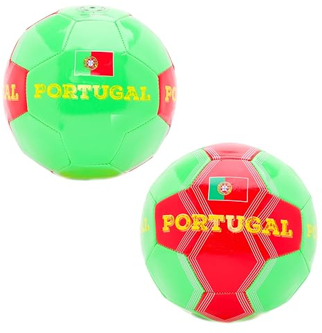 Toyland® Portugal Länder-Fußball (8lbs/Größe 5) – Euro und Weltmeisterschaft – Outdoor-Spielzeug – 14 Stile verfügbar – (Portugal)