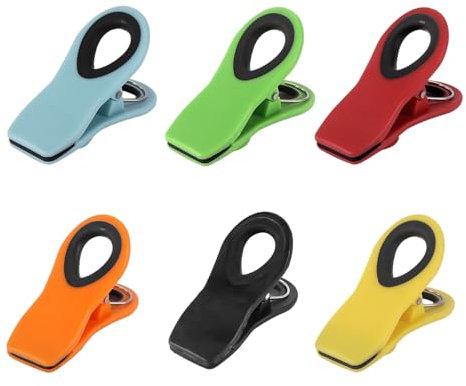 6 Pieces of Magnetic Clip, Moisture-Proof Sealing Clip, Food Sealing Clip, Household Tools, Kitchen Storage Accessories