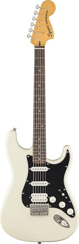 Classic Vibe '70s Stratocaster HT HSS, Laurel Fingerboard, Black Pickguard, Olympic White
