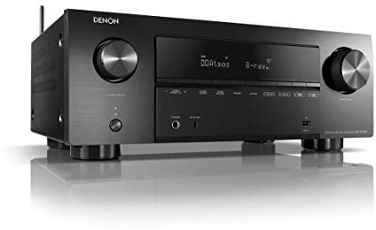 Denon AVR-X2700HDAB 7.2-Kanal AV-Receiver, HiFi Verstärker, Alexa kompatibel, 6 HDMI Eingänge und 2 Ausgänge, 8K-Video, Bluetooth, WLAN, Musikstreaming, Dolby Atmos, AirPlay 2, HEOS Multiroom