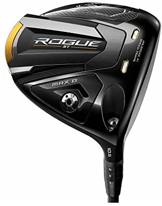 Callaway Rogue ST MAX D Golf Driver, Men, 12.0, Black/White