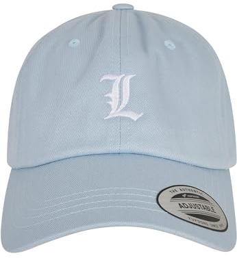 Mister Tee Unisex Letter Lightblue Low Profile Cap L, one Size