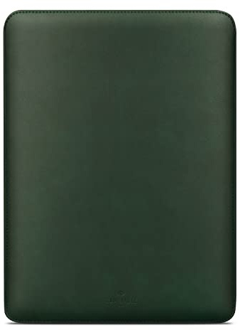 Comfyable Slim Laptop Sleeve 16 Inch Compatible for MacBook Pro 16-Inch M4 Pro/Max 2024 & M3 M2 M1 2021 A2485, Faux Leather Protective 16-in Mac Cover Case, Sequoia Green