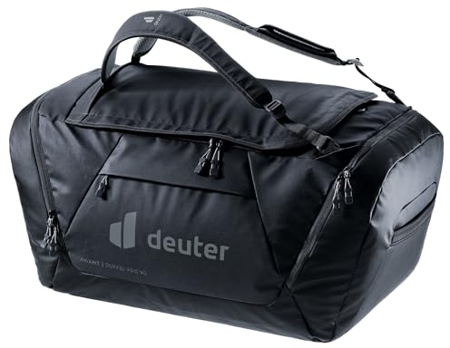 deuter AViANT Duffel Pro 90 Sporttasche Reisetasche, Schwarz