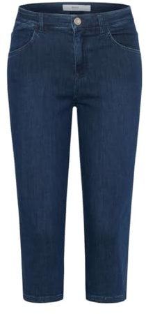 BRAX Style Shakira C Free to Move Capri Jeans, Bleu Marine, 29W x 32L Femme