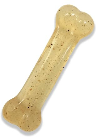 Nylabone Original Bone Flexi Chew Toy for Dogs, Dog Toys for Moderate Chewers, Chicken Flavor, Medium - Up to 35 lbs, 1 Count