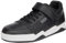 Geox J Perth Boy E Sneaker, Black/DK Grey, 28 EU
