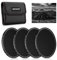 NEEWER 72mm Juego de Filtro Infrarrojo, 4 Pack Filtros IR720/IR760/IR850/IR950 de Rayos X con Bolsa de Transporte y paño,compatibles con Canon Nikon Sony Panasonic Fuji Kodak IR Supported DSLR Cámara