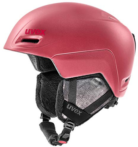 uvex jimm - Leichter Skihelm für Damen und Herren - individuelle Größenanpassung - Lautsprecher-kompatibel - Fuchsia matt - 52-55 cm