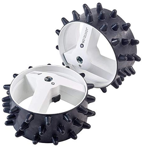 Motocaddy M-Series DHC Golf Trolley Hedgehog Spiked Wet Weather Wheels Pair