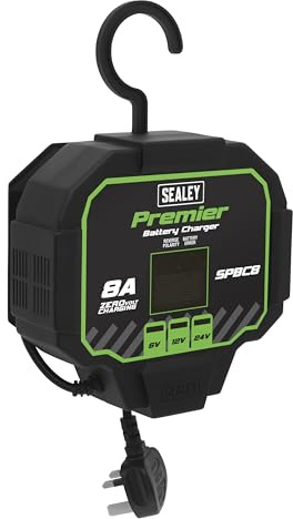 Sealey Automatic Smart Battery Charger & Maintainer 8A - SPBC8
