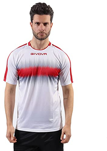 Givova Shirt Radio t, Rouge/Blanc, M