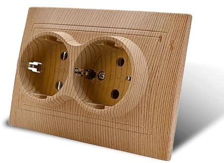 prise pour montage encastré, ensemble mural électrique 250 V AC 16 A, double insert encastré et couvercle