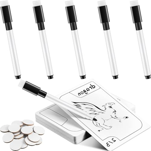 WYRGQIQN Personalisiertes Spielkarten-Set – Komplettset mit Blankokarten, Skala und neapolitanischen Spielkarten, wiederverwendbares DIY-Kartenset für Party und Spiele