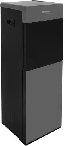 Dispensador de agua independiente para oficina o hogar, 500 W, potencia de calentamiento de 90 W, capacidad de enfriamiento de 5 litros por hora, 3 salidas para agua caliente, fría y temperatura