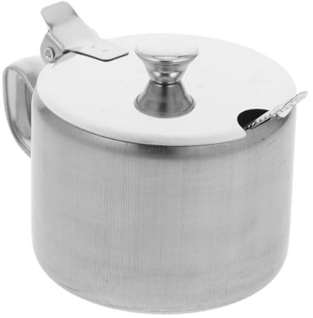 DECHOUS Contenitore Per Acciaio Con Barattolo Per Spezie Da Cucina Contenitori Con Cucchiaio Per Uso