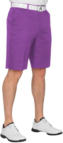 Royal & Awesome Men's Golf Shorts, Bright Golf Shorts, Funny Crazy Design, Single Colour