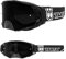 TWO-X Cross-Brille - Motocross-Brille mit getöntem schwarzen Glas - Motorrad-Brille - Enduro & Downhill - Schutz-Brille - Modell Rocket - Schwarz