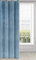 Eurofirany Ria Rideau en Velours Doux avec Oeillets-1 pièce élégant de qualité supérieure pour Chambre à Coucher, Salon, Velvet, Bleu, 140 x 250cm