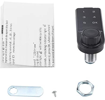Elektronisches Passwort Schrankschloss, digitale Code-Kombination Touch Keypad Keyless Lock Intelligentes Sicherheitsschließfach für Letter Box Drawer Gym Spa(L = 30 mm)
