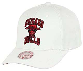 Mitchell & Ness Chicago Bulls NBA All In Pro Crown Fit White Snapback Cap - One-Size