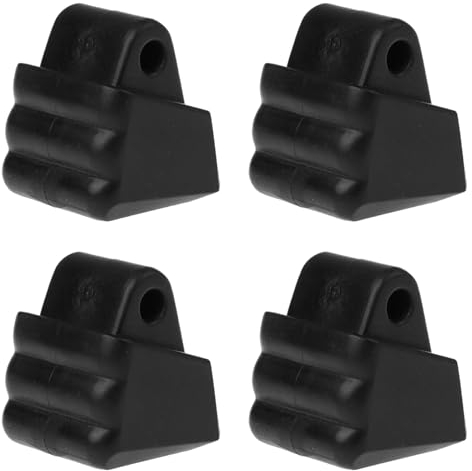 Fivetwofive 4X Inline Skate Bremsstopper Rollschuhe Stopper für Outdoor Rollschuhlaufen Schwarz