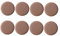 jojofuny 8piezas Funda Protectora De Antideslizante para Patas De Muebles para Sillas Mesas y Sofás Protección contra Arañazos y